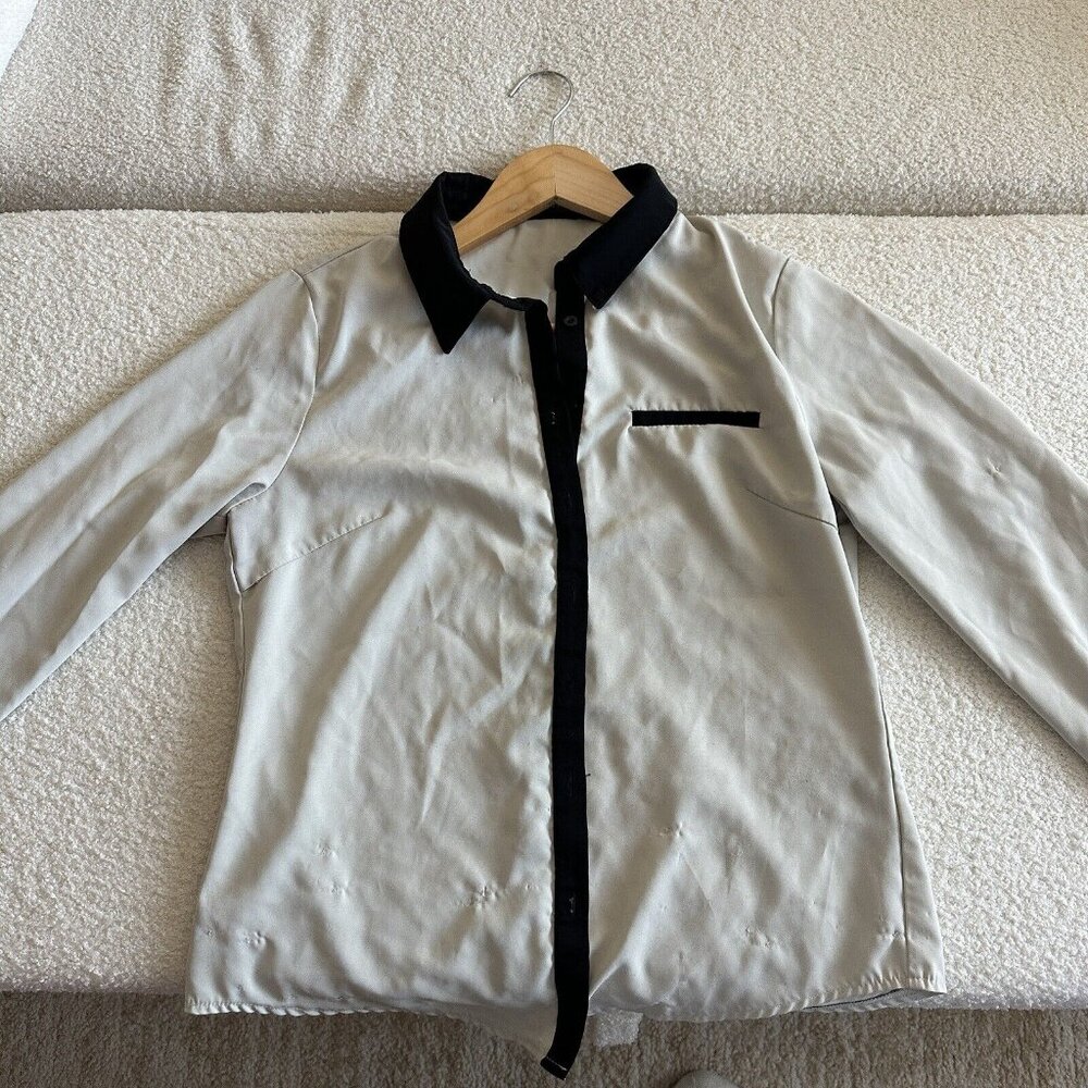 Women’s White Button Up‎ Top Size Small